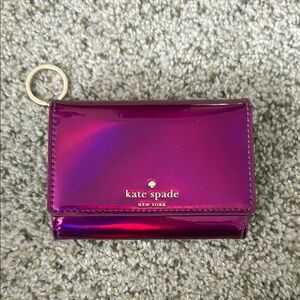 Kate Spade Shimmering Purple Card Holder